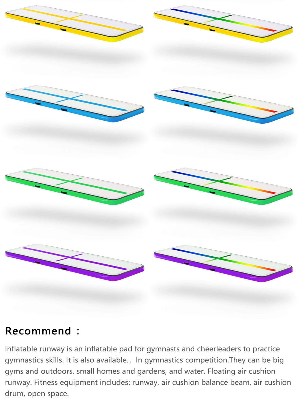 Новинка! надувная дорожка 3 м 4 м 5 м, надувная дорожка для Олимпиады, спортзала, йоги, надувная воздушная дорожка для тренажерного зала для домашнего использования в продаже