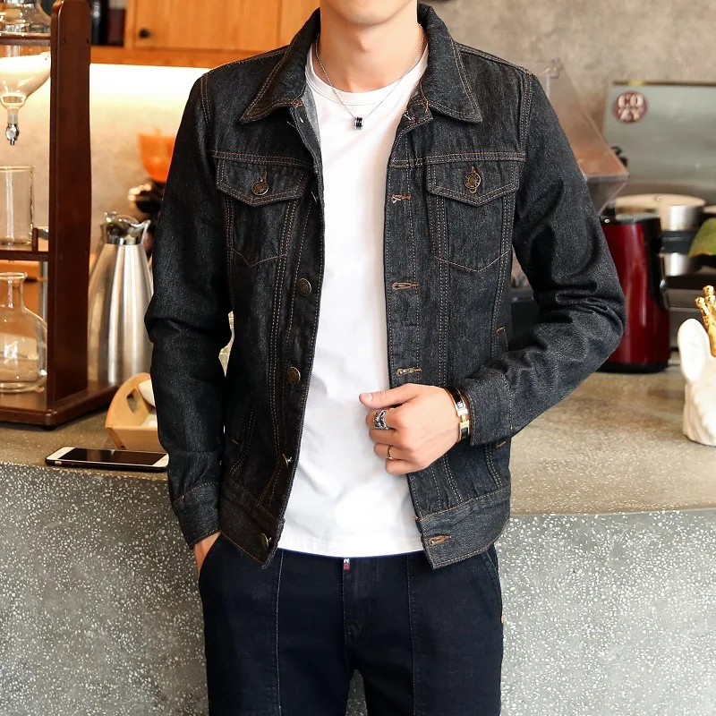2019 Hot Casual Denim Jacket Men High Quality Streetwear Slim Fit Mens Cowboy Coats Motorcycle Jeans Jacket Male Size M-4XL 2019 Hot Casual Denim Jacket Men High Quality Streetwear Slim Fit Mens Cowboy Coats Motorcycle Jeans Jacket Male Size M-4XL