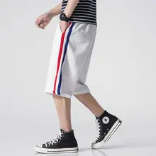 BQODQO шорты для мужчин хлопок Карго короткие уличные мужские брюки сплошной цвет японская мода повседневные шорты спортивные белые