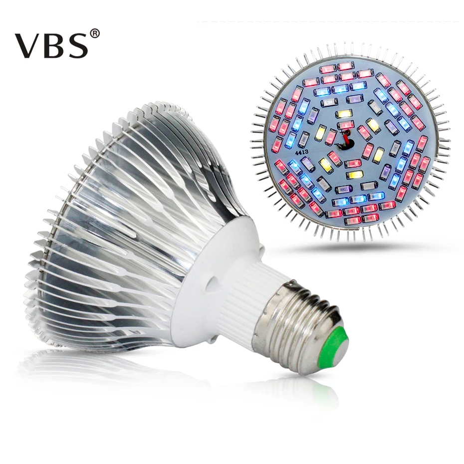  Growing Lamps Full Spectrum Led Grow Light E27 10W 30W 50W 80W Led Grow Growth Phytolamp For Hydrop - 32903253767
