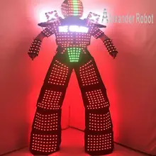 LED Costume logo design /LED Clothing/Light suits/ LED Robot suits/ A robot design of a mobile robot vision