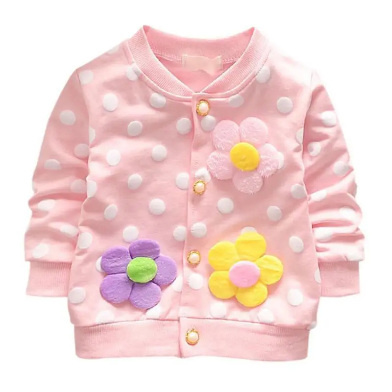 

6-36M Baby Girls Cardigan Jacket Children Long Sleeve Cardigan Summer Lace Cardigan Child Clothing Kids Cotton Jacket For Girls