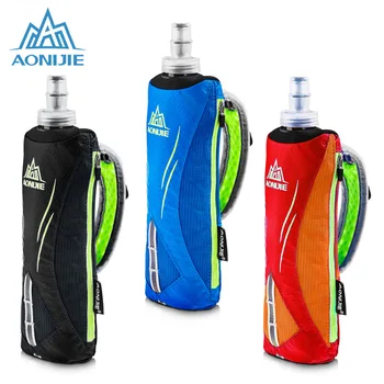 

AONIJIE Running Kettle Pack Outdoor Sports water bottle Bag Men Cycling Running HandHeld Kettle Bag With 500ML Soft Water Flask