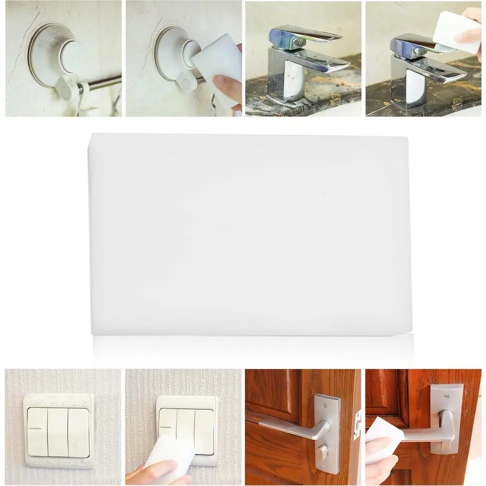 

5*100pcs White Magic Sponge Eraser Melamine Cleaner Kitchen Cleaning Tool