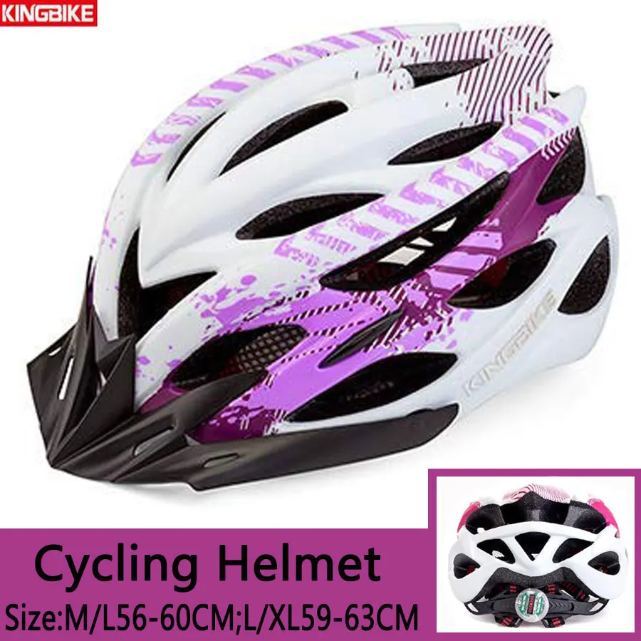 KINGBIKE велосипедный шлем ультра светильник велосипедный шлем CPSC& CE задний светильник для мужчин Casco Ciclismo со съемным козырьком MTB велосипедный шлем - Цвет: J-675-N3