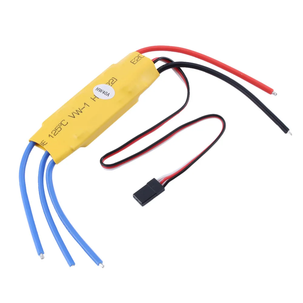 

RC Helicopter 40A ESC Brushless Motor Speed Controller RC Quadcopter Drone Accessory Part