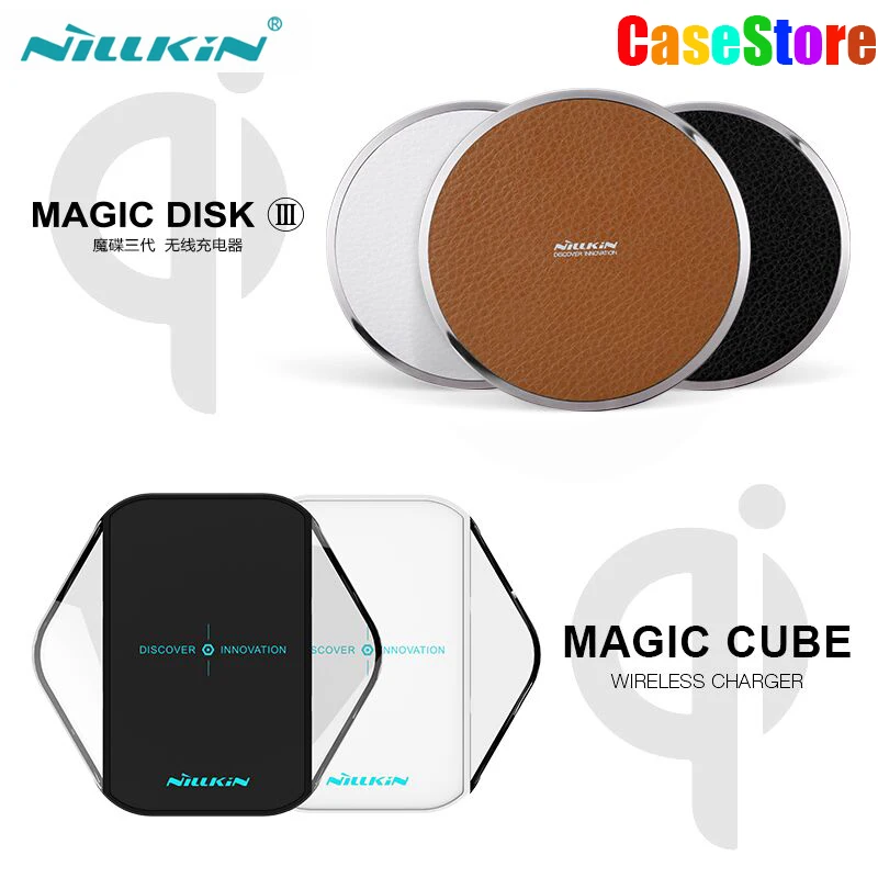 Беспроводное зарядное устройство NILLKIN Magic Disk III Magic Cube qi для samsung s6 s6 edge s7 s7 edge lumia 950 qi Беспроводное зарядное устройство