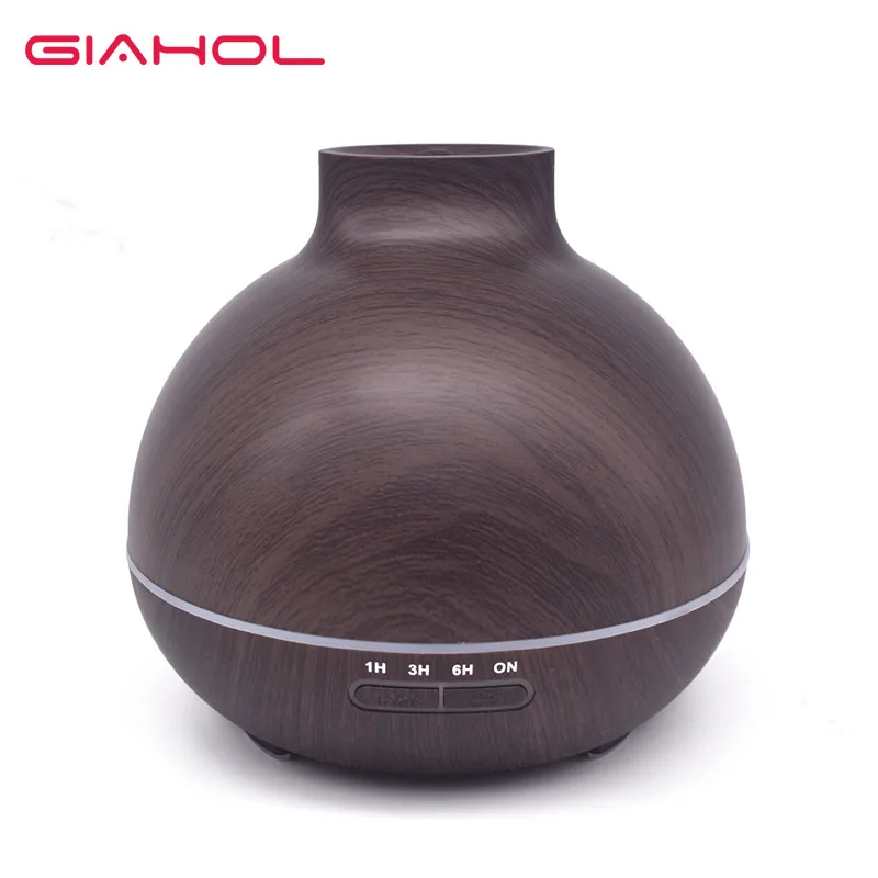 

GIAHOL Air Aroma Humidifier 400ml Essential Oil Aromatherapy Machine Mist Maker Change LED Night Light Humidification For House
