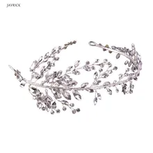 Свадебная повязка на голову с кристаллами ручной работы; Свадебные ювелирные изделия для женщин; Очаровательная Повязка на голову; аксессуары для украшения головных уборов