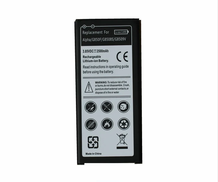 Ciszean 1x2500 мАч EB-BG850BBC EB-BG850BB сменный аккумулятор+ lcd универсальное зарядное устройство для SamSung Galaxy Alpha G850 G850F G8508