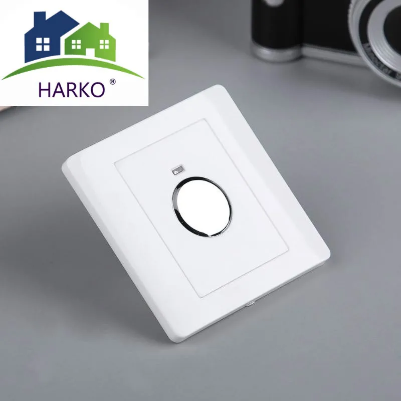 

New 220V Energy Saving LED Touch Sensor Switches Light Adjustable Light Control for Corridor Stairs Garage Wall Mounting