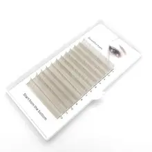 HBZGTLAD C/D curl 0,07/0,1 мм 8/14 мм накладные ресницы в комплект не входит; цвет серый; ресницы индивидуальные цветные ресницы искусственной объем ресниц для наращивания