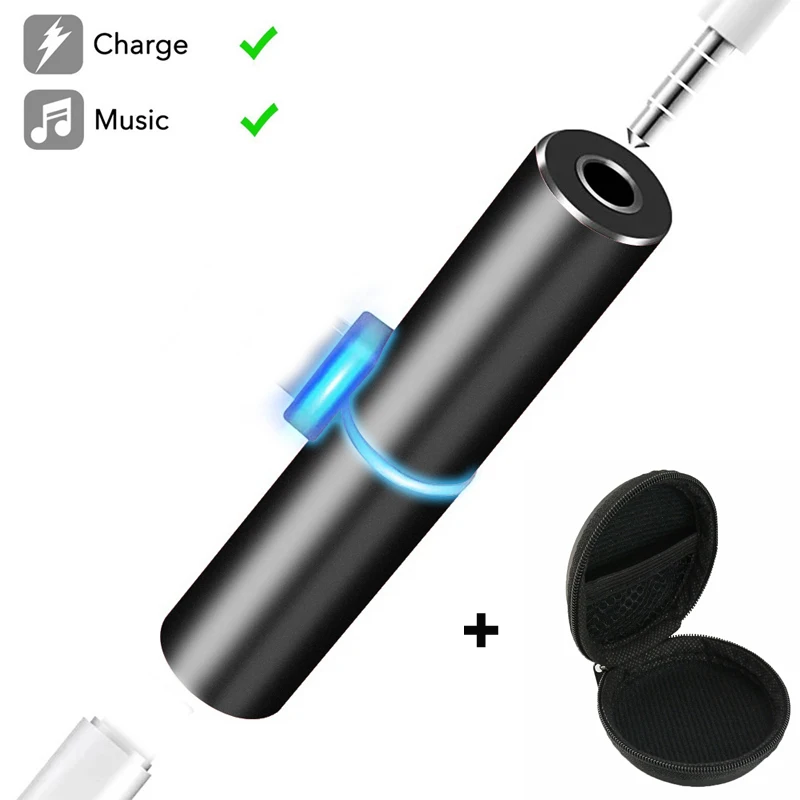 

For Lightning to 3.5mm Earphone Adapter Charge and Listen Audio Aux For iPhone Adapter Cable Converter For iPhone iOS 12.1.4