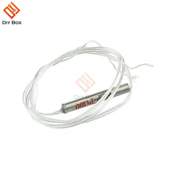 

2PCS PT100 Platinum Resister Temperature Sensor Waterproof Temp Probe