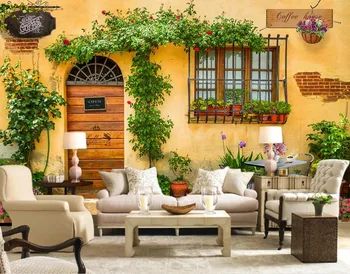

Custom 3d wallpaper murals Continental Cafe Custom photo wallpaper 3D stereoscopic wallpaper living room TV background wall