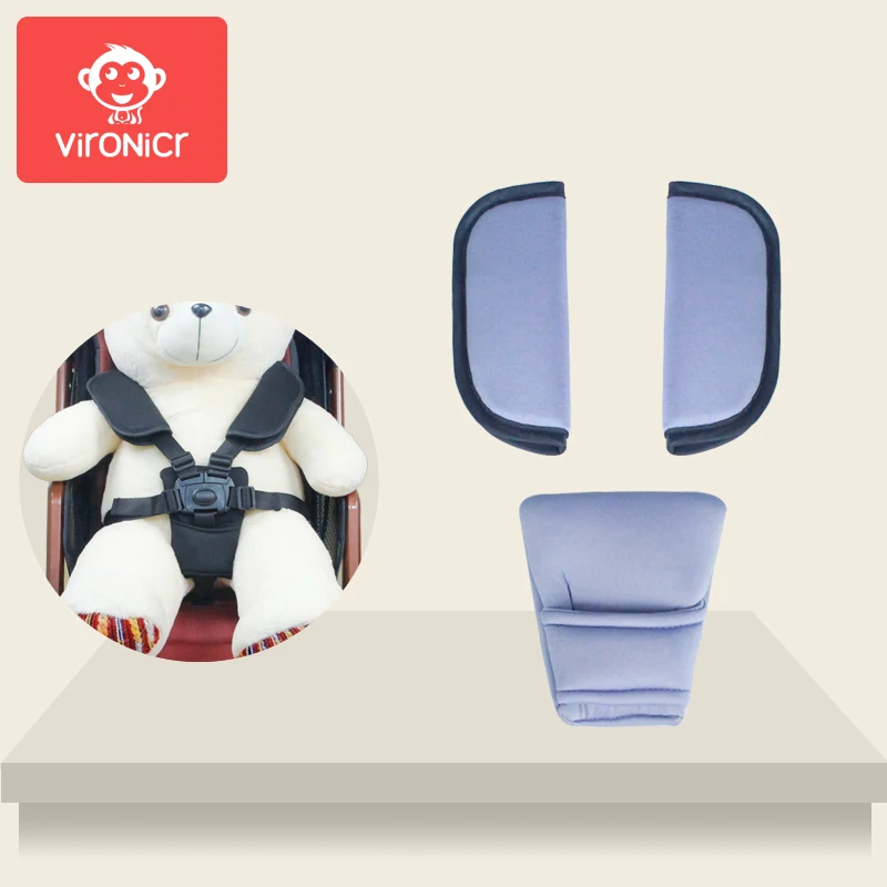 

Stroller Safety Belt Shoulder Protector for Baby Stroller Protection with Crotch Seat Belt Cover Protector