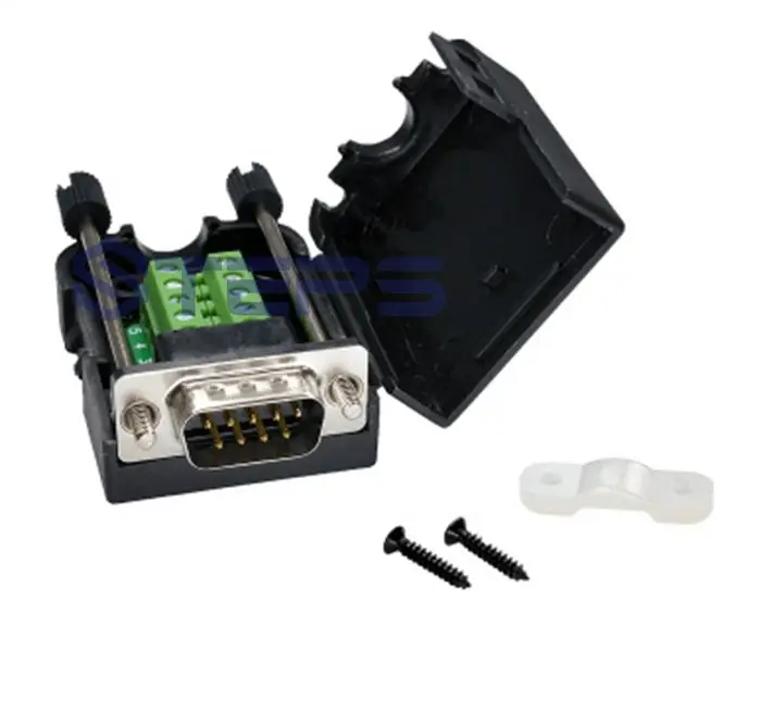 DB9 male 9 Pin нет необходимости сварки COM адаптер пластина RS232 серийный к клеммам DR9 485