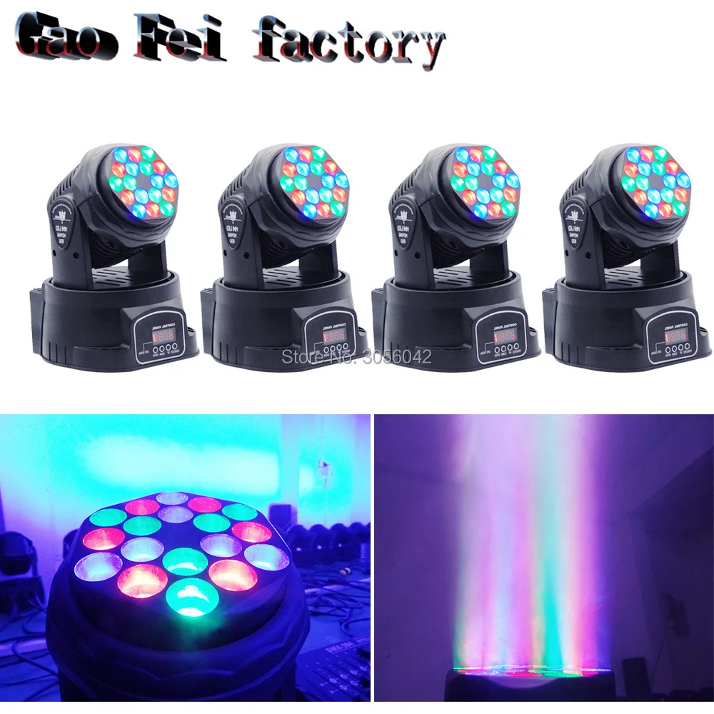 

professional colorful LED Moving Head China beam 18x3w stage light for DJ (4pcs/lot)
