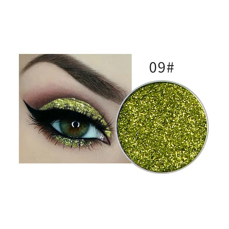 NICEFACE одиночный блеск 15 цветов Flash Diamond тени для век Shimmer Eye Shadow MH88 - Цвет: As picture