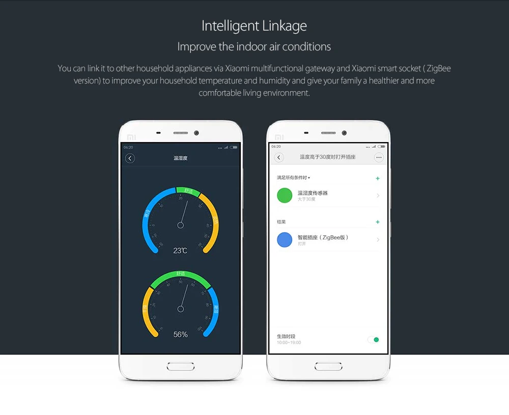 Xiaomi Mijia Smart Temperature and Humidity Sensor Thermometer Hygrometer Measurer Tool