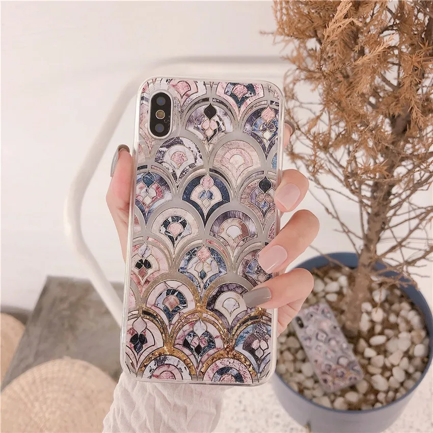 

Liquid Quicksand Phone Case For iphone XR X 10 7 8 6 6S Plus Case Fashion Color TPU Back For iphone XS MAX 7plus 8plus 6 S Cover
