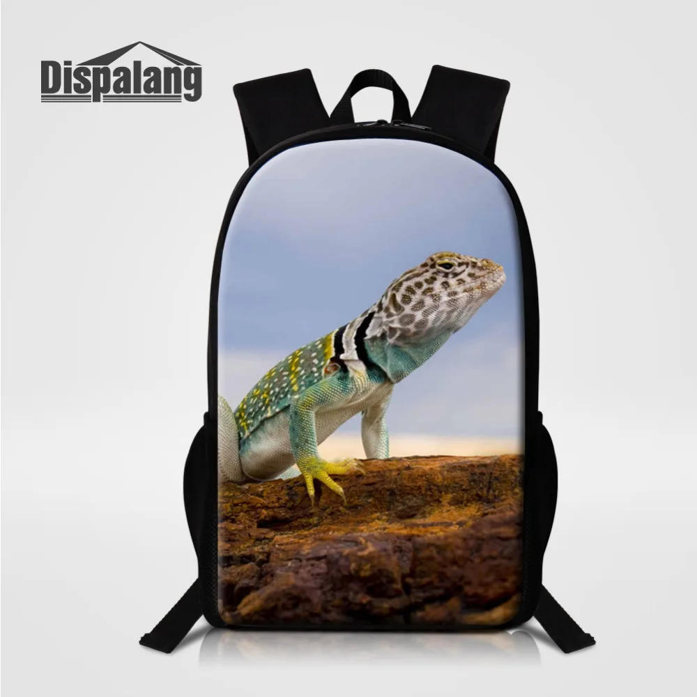 School Backpacks Print Cool | Bag Backpack Lizard | Backpack Women ...
