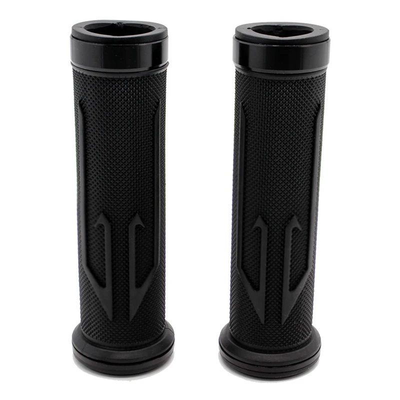 Nordson Black Universal 22mm Motorcycles Handle Grips Handlebar Grips for Suzuki Honda Kawasaki Yamaha Buell Ducati