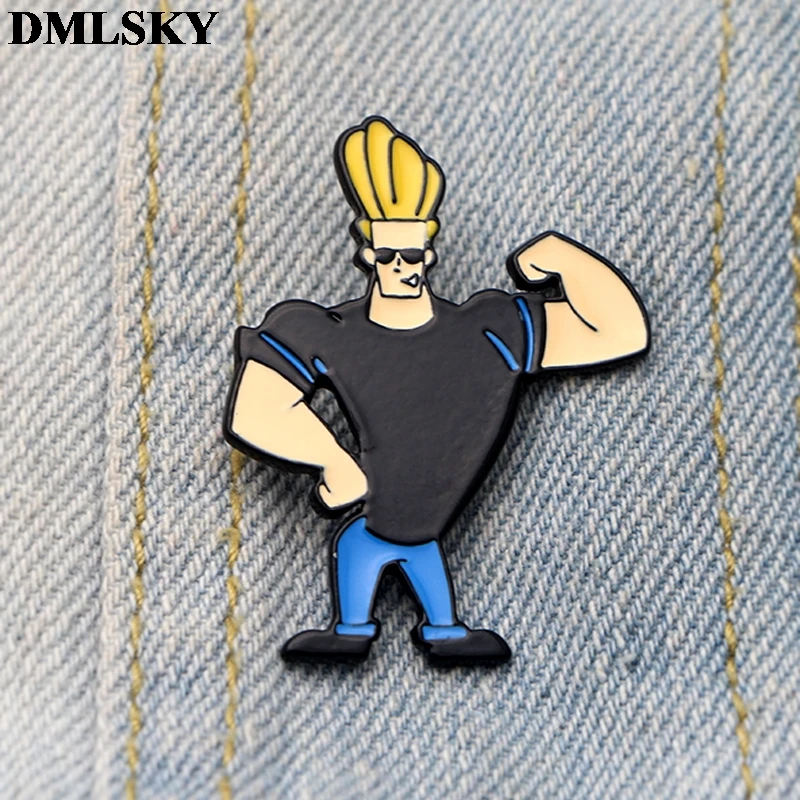 Брошь на одежду DMLSKY brave boy металлическая эмалированная булавка модные броши для