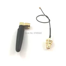 100 шт. 2.4Gh антенна Wi-Fi 2dbi SMA штекер с 100 шт. гнездо SMA ipx. Кел Соединительный пигтейльный кабель RF1.13 15 см