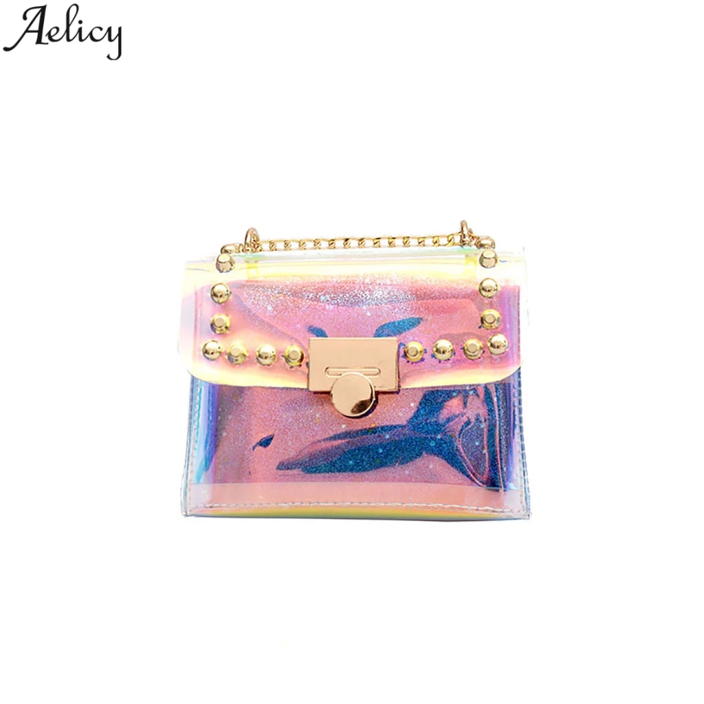 

Aelicy Women Fashion Korean Style Solid Transparent Pvc Messenger Bag Vintage Designed Crossbody Bag For Ladies Hot Sales