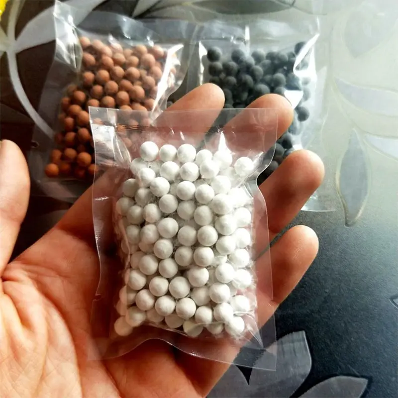 3 Bags/Set Yoa Filtration Shower Head Negative Ion Mineral Balls shower filter for Dry Skin Hair