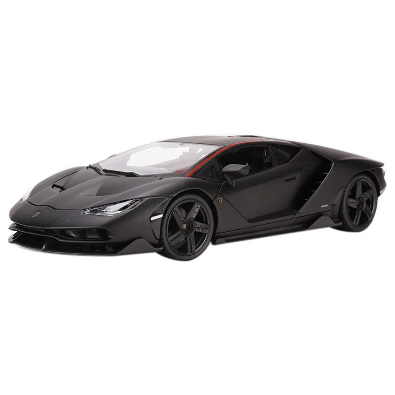 Maisto 1:18 масштаб литой под давлением металлический игрушечный автомобиль модель для Lamborghinial LP770 Коллекционная модель автомобиля для мужчин подарок с оригинальной коробкой - Цвет: Черный