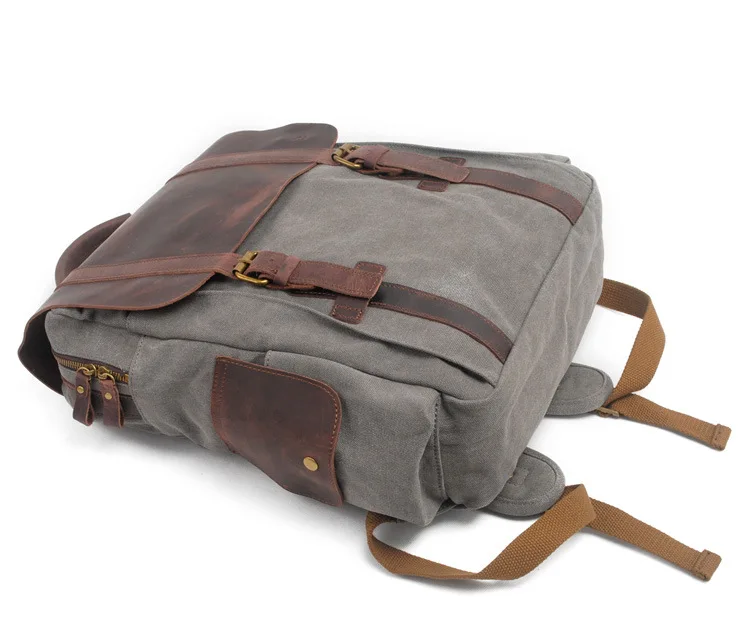 M141 модный рюкзак, кожаный холщовый мужской рюкзак, школьная сумка, военный рюкзак, женский рюкзак, мужской рюкзак, рюкзак Mochila