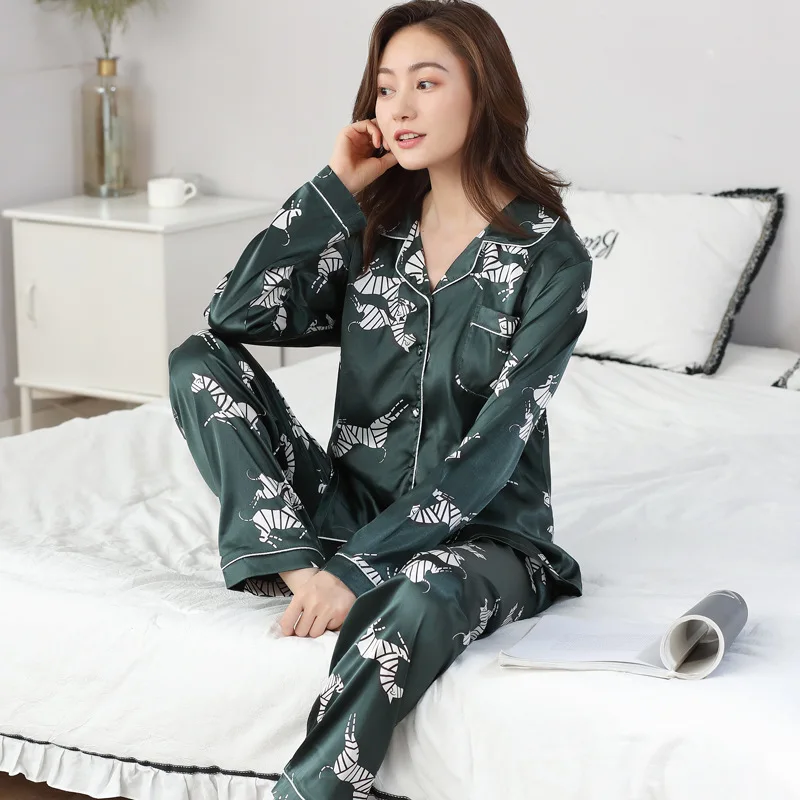 Buy New Cute Print Zebra Pajamas Loose Pijiama Mujer