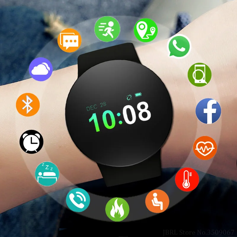 Новые спортивные Смарт-часы Для детей часы для девочек и мальчиков студент наручные часы электронные светодиодный цифровой ребенка Wristwatc