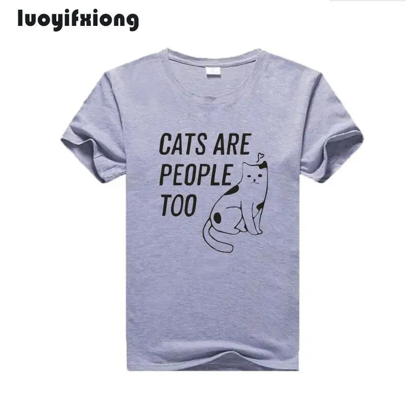 

Cartoon Cats Letter Print T Shirt Women Cotton 2019 Summer Harajuku Short Sleeve Plus Size Hipster Female Tops Tees White Black