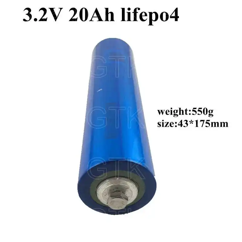 4 шт. lifepo4 3 2 v 20Ah cell 43180 lifepo цилиндрические ячейки для упаковки diy 12v 20ah хранение
