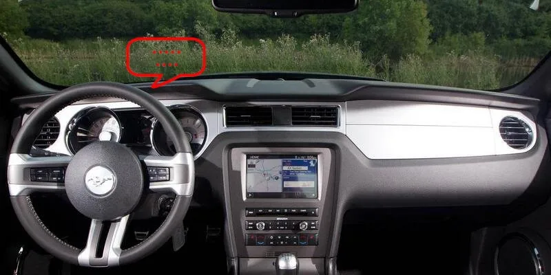 Us 39 0 40 Off Car Hud Safe Drive Display For Ford Mustang Gt Cs 2005 2014 Refkecting Windshield Head Up Display Screen Projector In Head Up