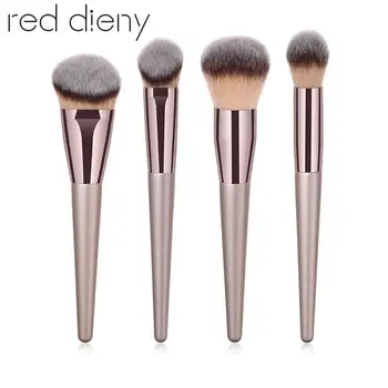 

4pcs Champagne Gold Face Foundation Contour Blush Makeup Brushes Set Pro Concealer Blusher Brushes Cosmetic Tools Kit Maquiagem