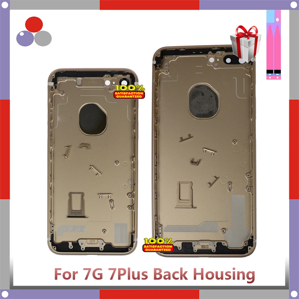 Высококачественная задняя крышка для iphone 7G 7Plus Крышка батарейного отсека рамка