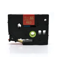 CIDY для TZe атласная лента совместима с Brother P Touch 12 мм золотой на красном цвете TZe-RW34 TZ-RW34 tze RW34 TZ RW34 клейкая лента