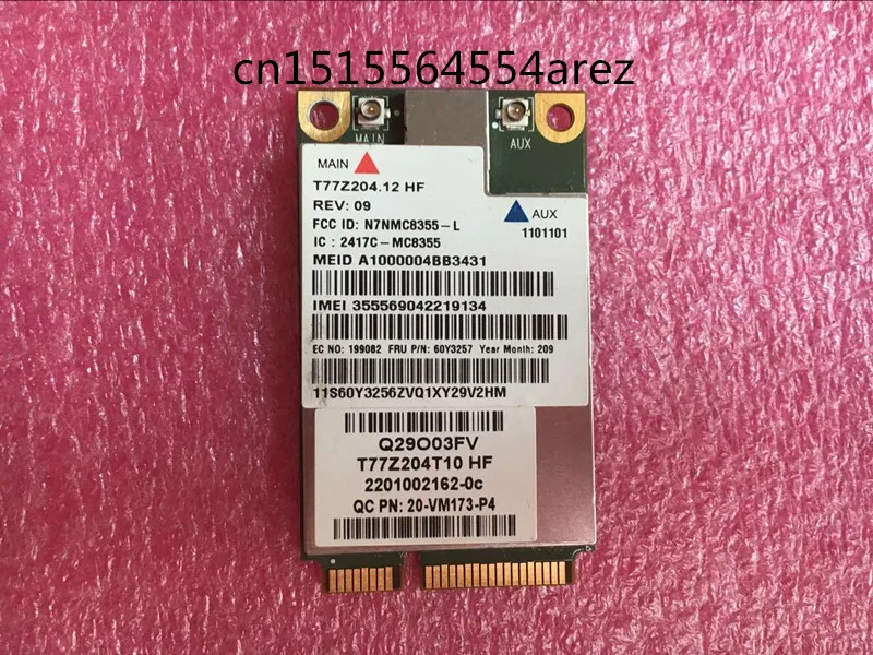 И Gobi3000 MC8355 60Y3257 Беспроводной Гоби-3000 для ThinkPad L420 L430 L530 T420i T430 W530 X230 X220 X220T X230T