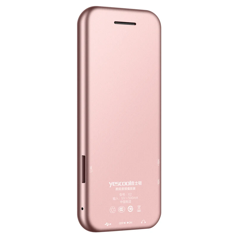 Металлический спортивный MP3 плеер Yescool 1 8 дюйма без потерь портативный ГБ Built in