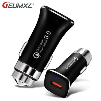 Car Charger with Quick Charge 3.0 Mini Fast Charging Charger For Iphone 6 7 8plus Samsung Galaxy Note 9 8 S8 S9 Plus xiaomi mi8