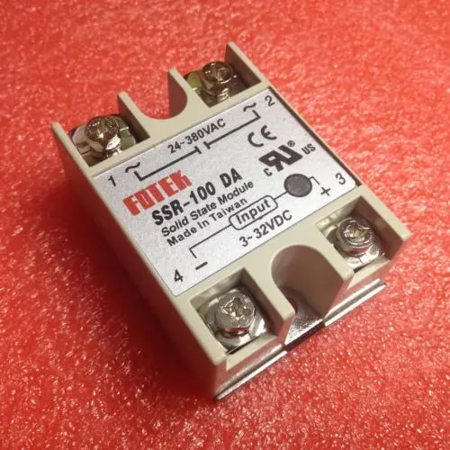 

1PCS Solid State Relay SSR-100 DA 100A Output Current Input 3-32VDC 24-380VAC