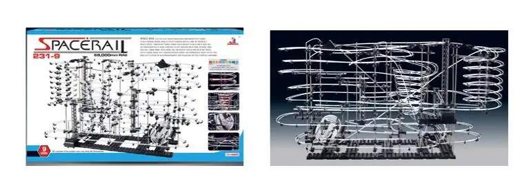 231-9 мраморные американские горки SpaceWarp SpaceRail Уровень 9