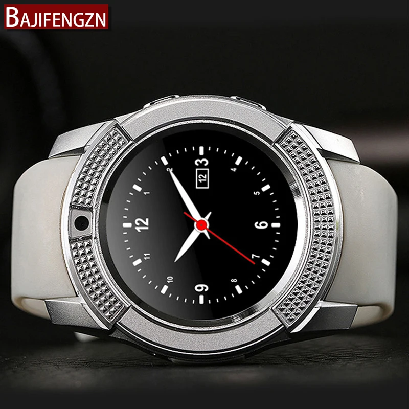 T5 Bluetooth smart watch for font b Android b font phone Round screen Sports pedometer Smart