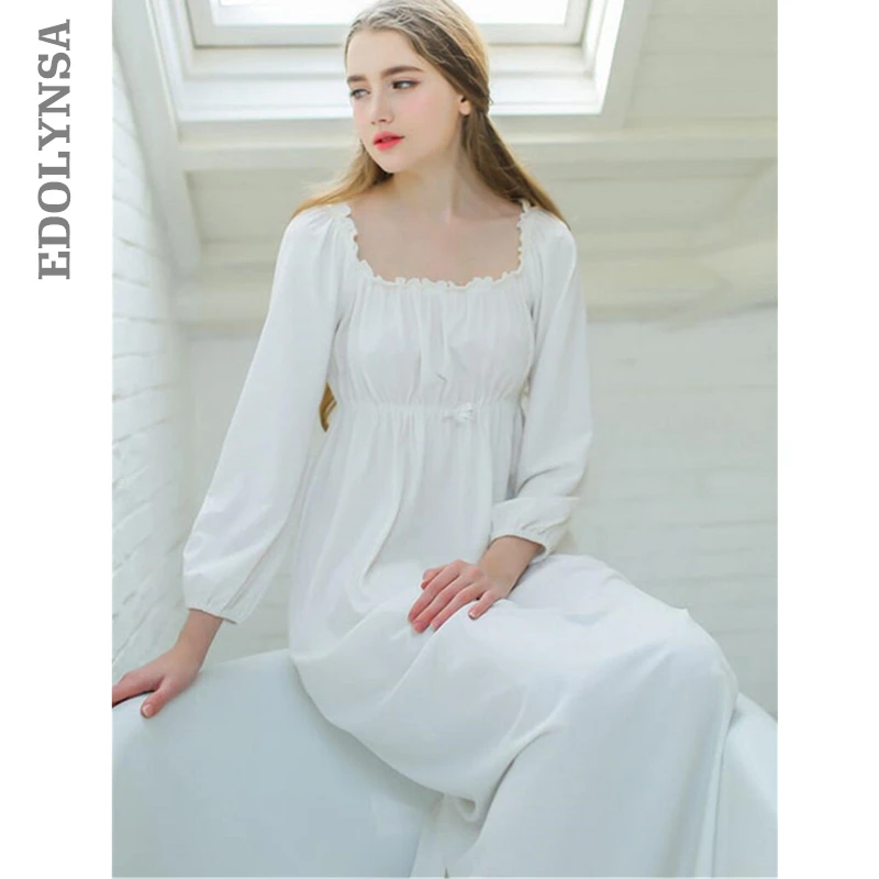 long white nightgown