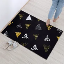 European Style Geometric Graphics Carpet Rectangular Door Bedroom Living Room Home Decoration Mat