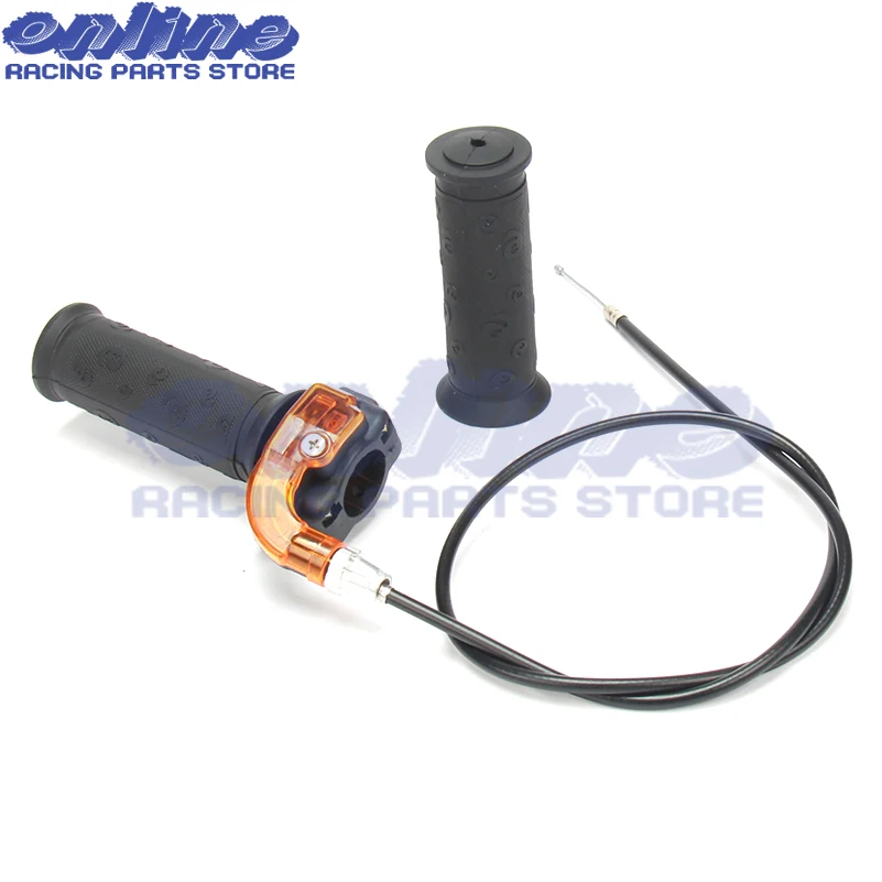 1 Pair Twist Throttle Accelerator Grip Twist Cable grips For 2 stroke
